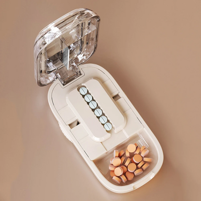 MedicineCutter: Bærbar Pilledeler Præcis Tabletfordeler Medicinskærer