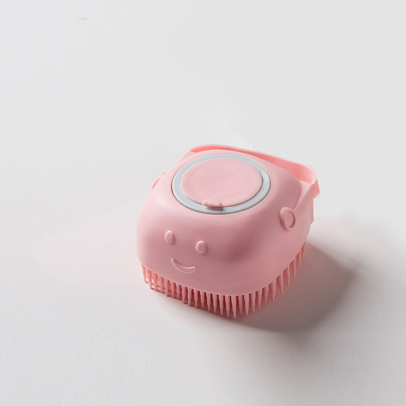 DogCatFri™ BathBrush - Massasjebørste i silikon til kjæledyr med sjampoboks