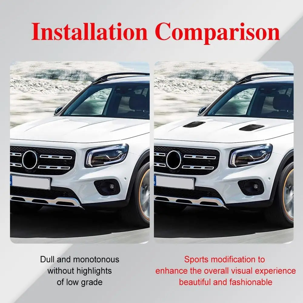 CarHood 1+1 GRATIS - Universell Bilhette Scoop Dekorativ Ventilasjon