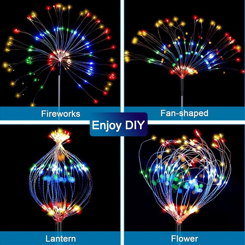 Ledsen™ Firework - Solcelle LED Utendørs Eventyrlys