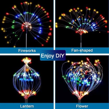 Ledsen™ Firework - Solcelle LED Utendørs Eventyrlys