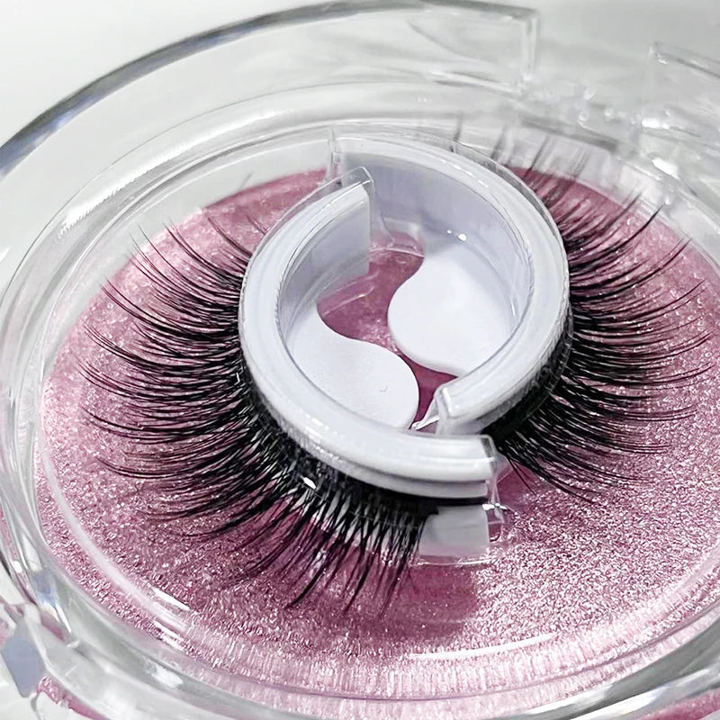 Rose® FalseLashes 1+1 GRATIS: Gjenbrukbare Selvklebende Øyevipper