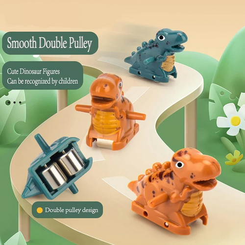 Kletshuts™ DinoSlide: Automatisk Dino Slide Spor Leketøy For Barn