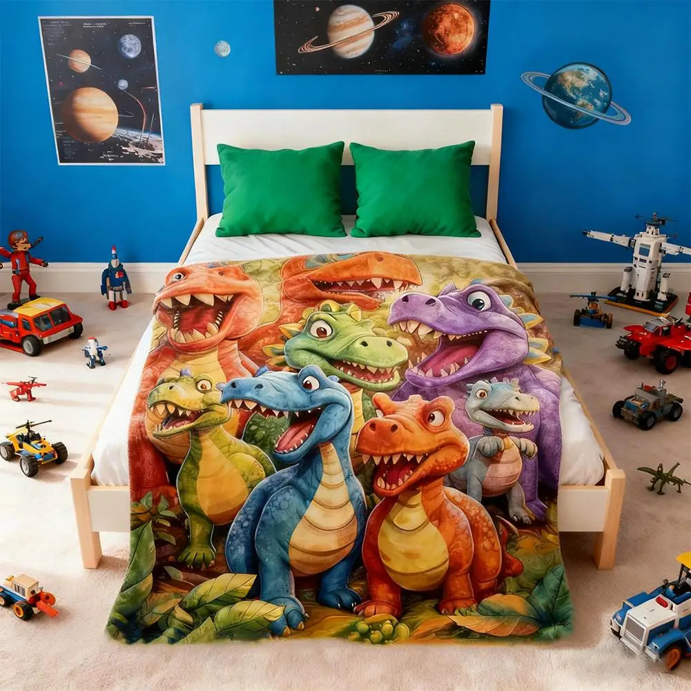 Kletshuts™ DinosaurBlanket: Mykt Og Koselig Dinosaurteppe For Barn