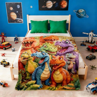 Kletshuts™ DinosaurBlanket: Mykt Og Koselig Dinosaurteppe For Barn