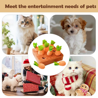 DogFri™ SniffingBoard: Premium Interaktiv Gulrot Puslespill Snusebrett