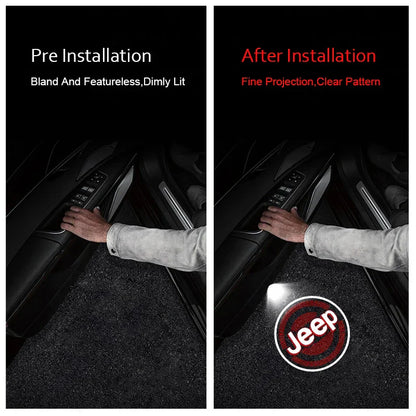 Ledsen™ WelcomeLight 1+1 GRATIS: Smart Laser Velkomstlys Bildørtilbehør