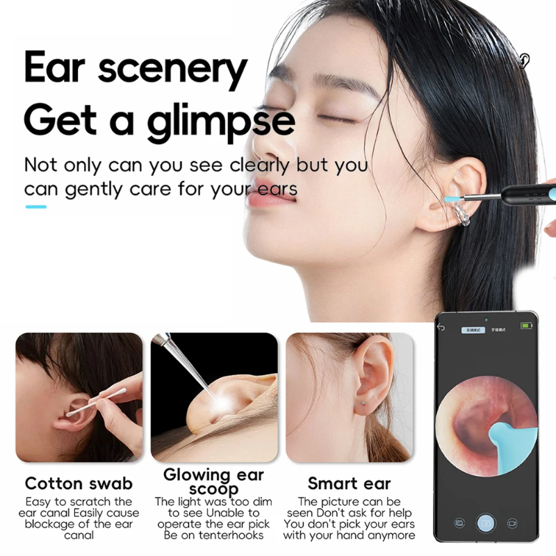 EarCamera - HD Ørekamera-sett
