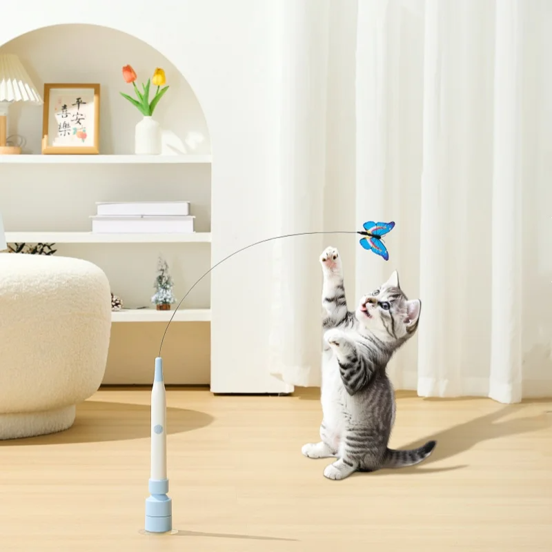 Catfri® DancingButterfly: Interaktiv Leken Dansende Sommerfugl For Katter