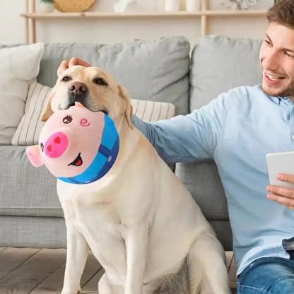 DogCatFri™ BouncingToy: Interaktiv Hoppende Kjæledyr Plysj Leketøyball