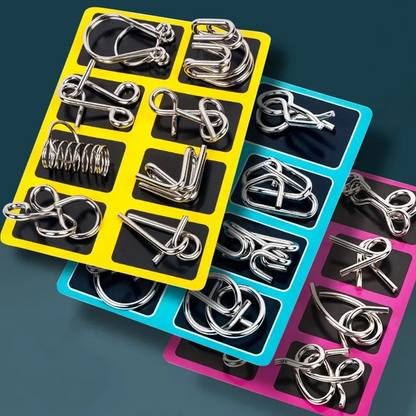 Kletshuts™ MetalPuzzles: Barn Hjernegåter Metall Puslespill Sett