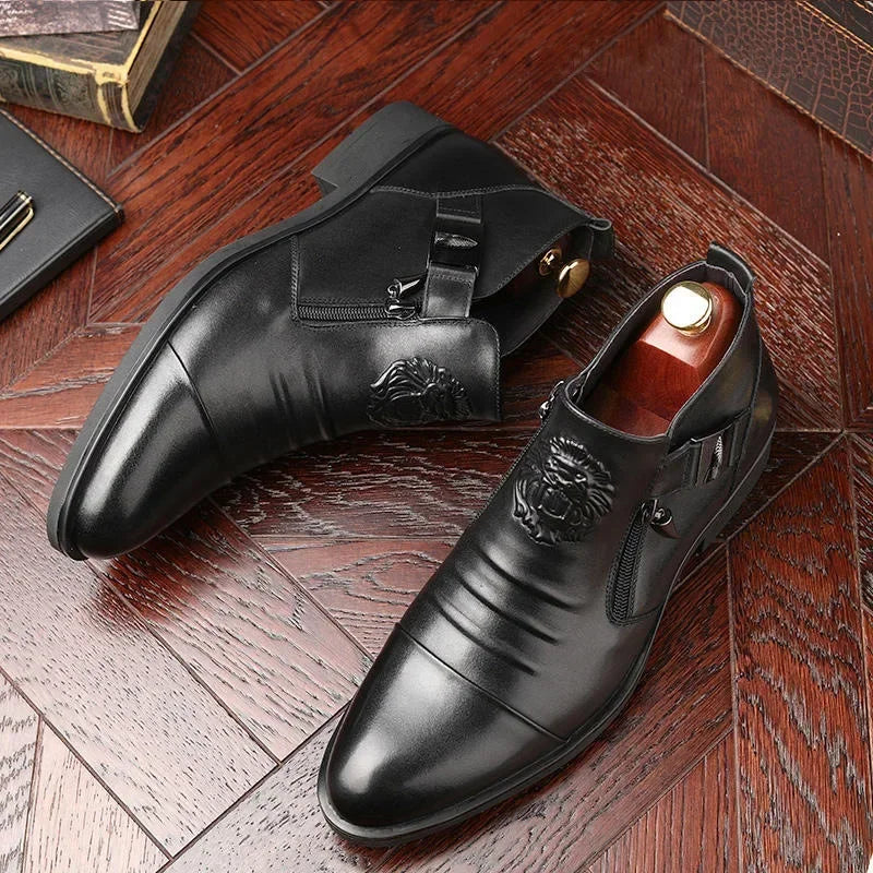Happy™ BusinessShoes: Klassiske Herre Spidse Tå Formelle Forretning Sko