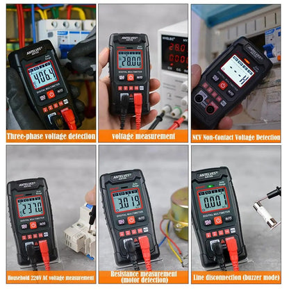 VoltageMultimeter - Høy Presisjon Spenning Og Frekvens Digital Multimeter Tester