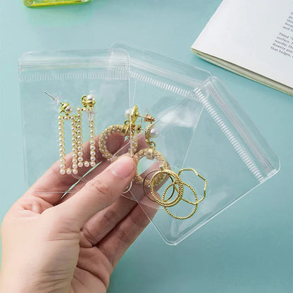 Jewelance™ JewelryBook: Transparent Smykkeoppbevaringsboksett