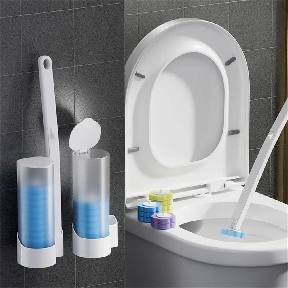 Cleaner Pro° ToiletCleaner: Engangs toalettbørste hoderensersett