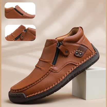 Happy™ ClassyBoots: Menns Stilfulle Lette Slip-On Retro Elegante Støvler
