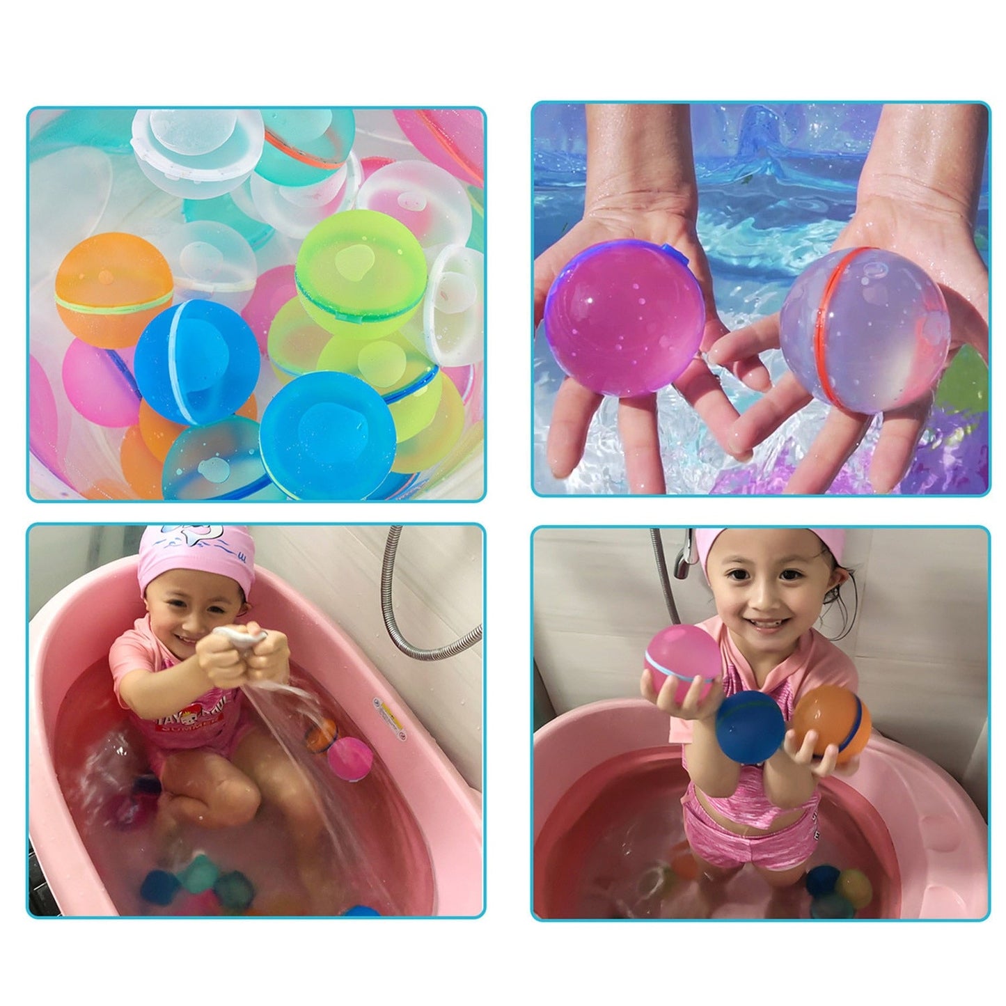 Kletshuts™ SplashFun - Gjenbrukbare Vannballonger