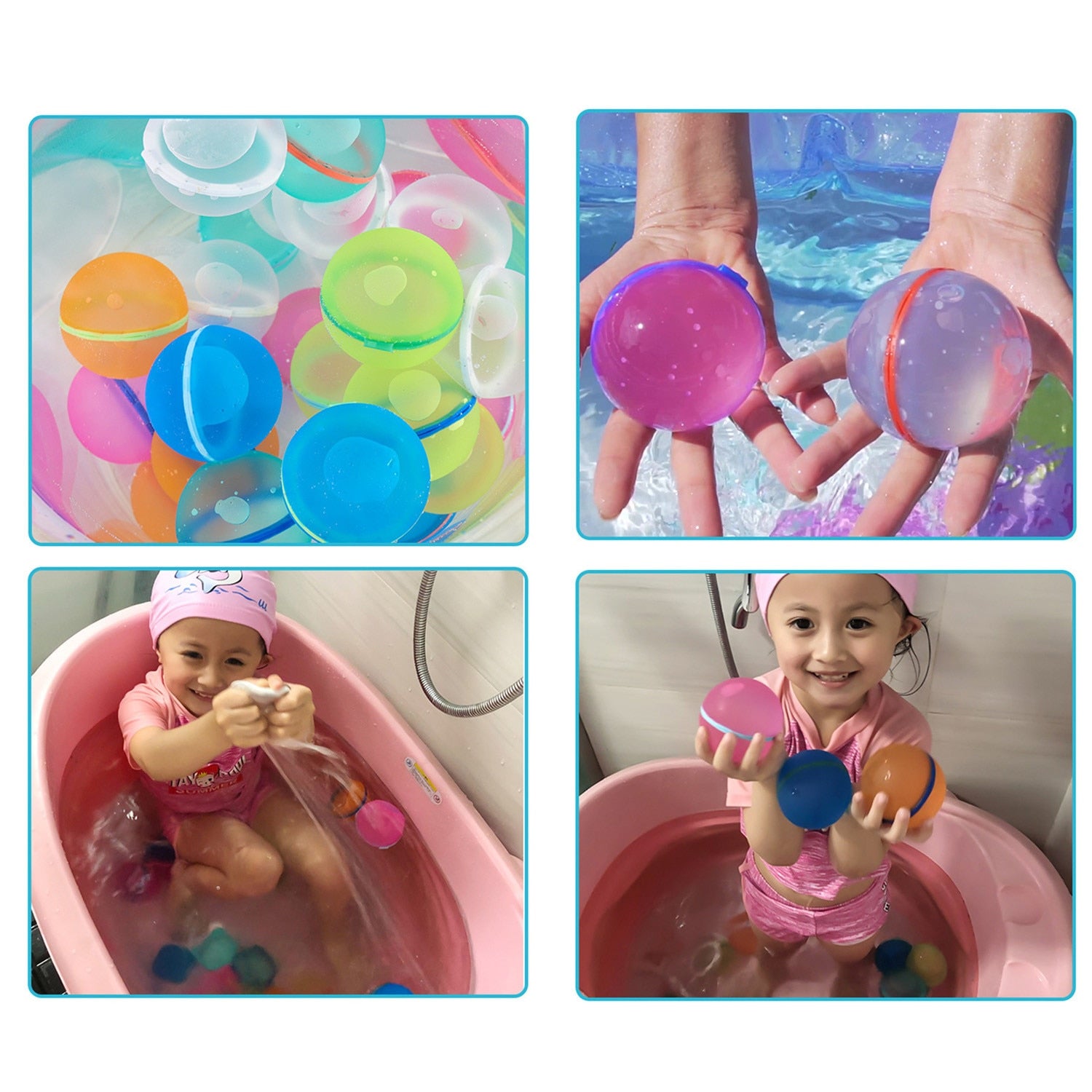Kletshuts™ SplashFun - Gjenbrukbare Vannballonger