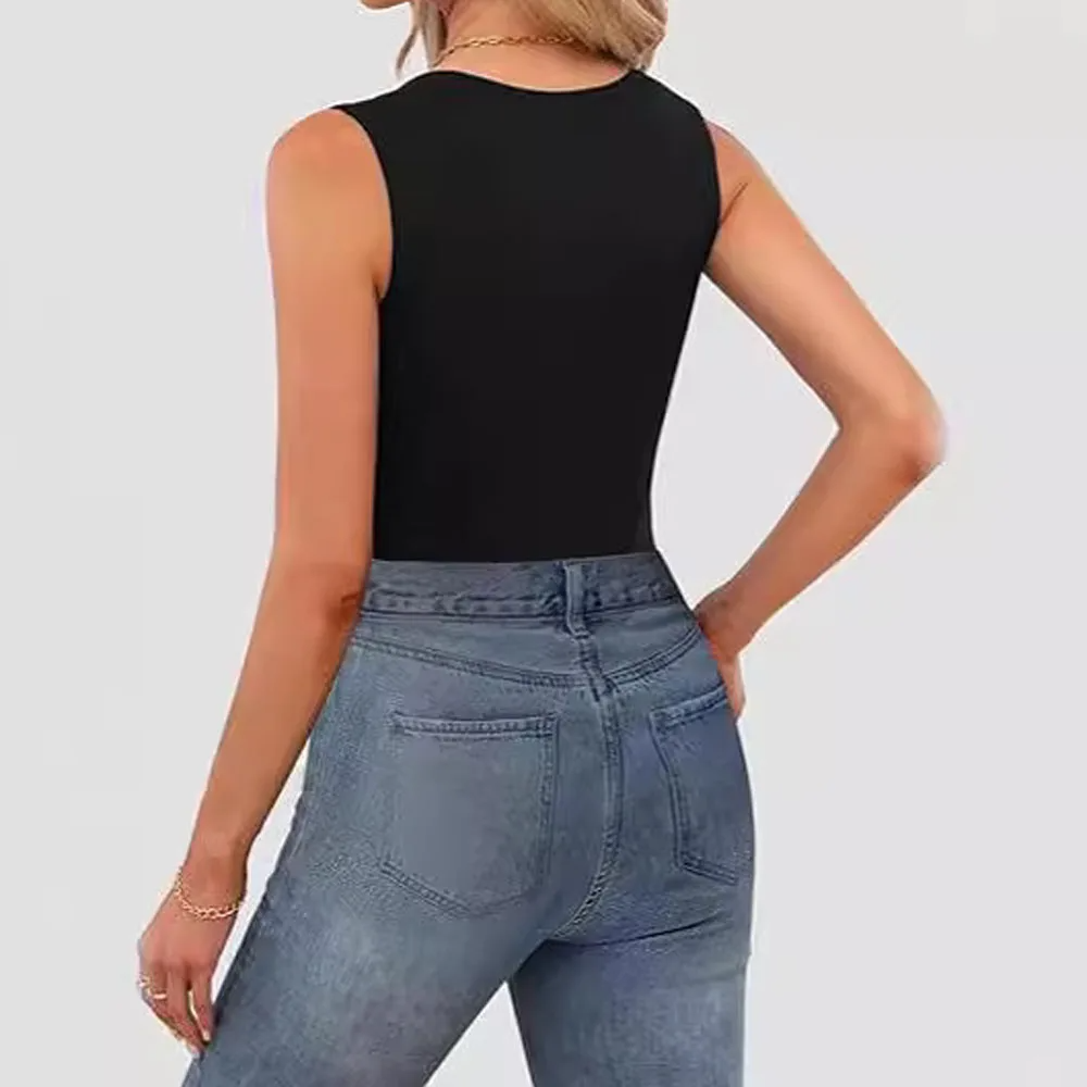 Icone™ TankTop 1+1 GRATIS: Ermeløs tanktopp for kvinner med firkantet halsutringning