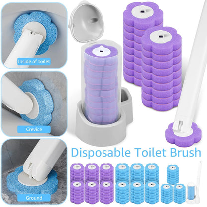 Cleaner Pro° ToiletCleaner: Engangs toalettbørste hoderensersett