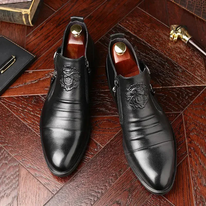 Happy™ BusinessShoes: Klassiske Herre Spidse Tå Formelle Forretning Sko