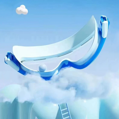SoftGoggles 1+1 GRATIS: Stort Ramme Vandtæt Anti-Dug Sæt Bløde Goggles