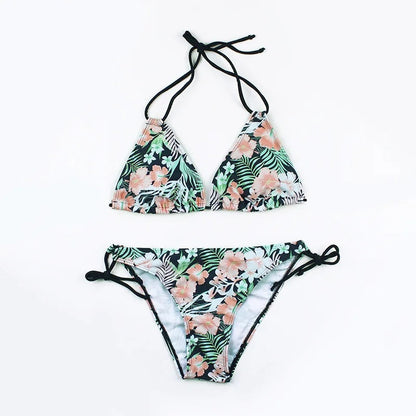 Icone™ TropicalBikini: Tropisk Strand Selvsikkerhed Og Stil Højtaljet Bikini