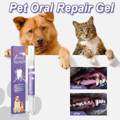 DogCatFri™ DentalPet: Kjæledyr Dental reparasjon og rengjøringsgel