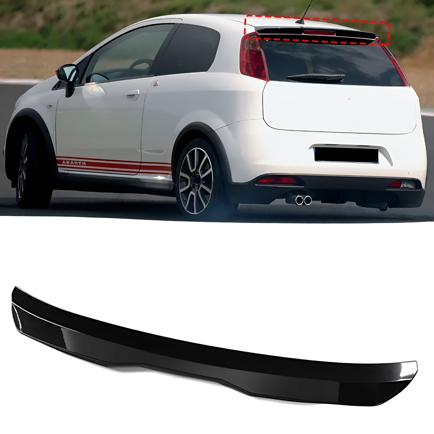 CarSpoiler - Universell Stilfull Aerodynamisk Bagasjerom Vinge Bil Spoiler Tilbehør