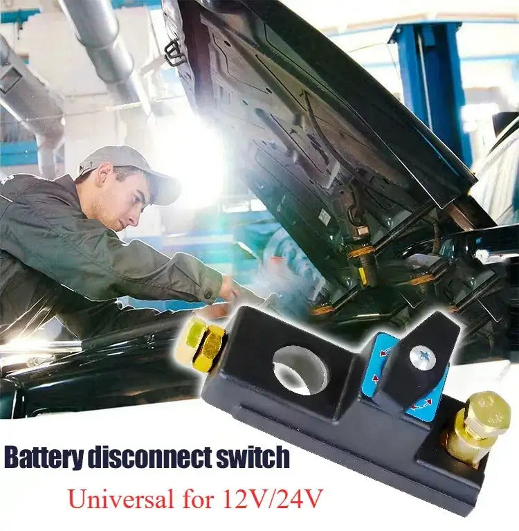 BatterySwitch 1+1 GRATIS - 12V / 24V Bilbatteribryter