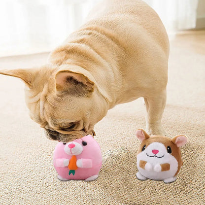 DogCatFri™ BouncingToy: Interaktiv Hoppende Kjæledyr Plysj Leketøyball