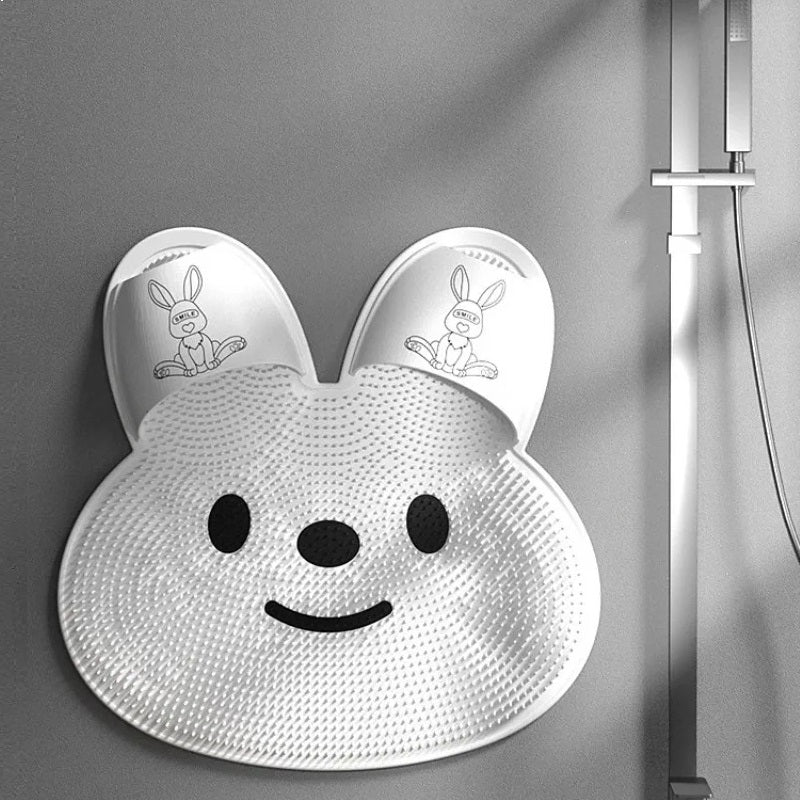 FootScrubber™ - Kaninformet Brusefodskrubber Og Massagemåtte