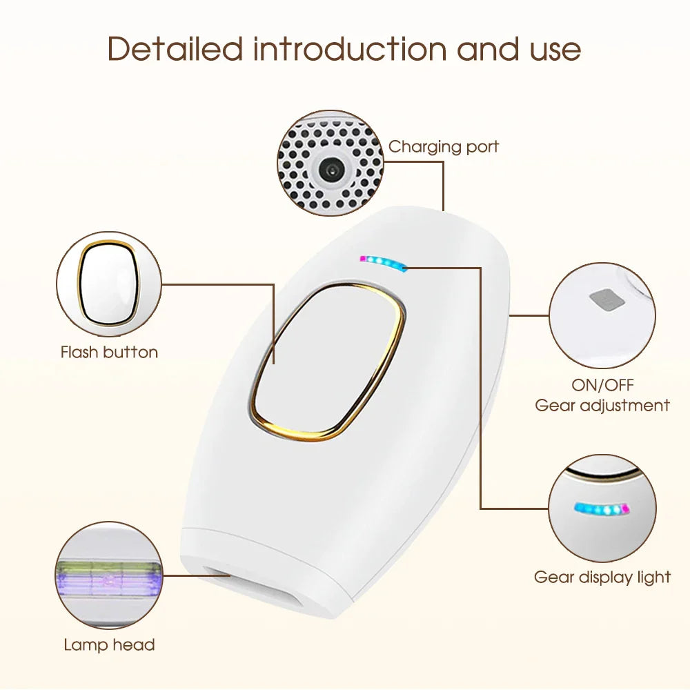 Rose® LaserHair: Smertefri Laser Hårfjerner