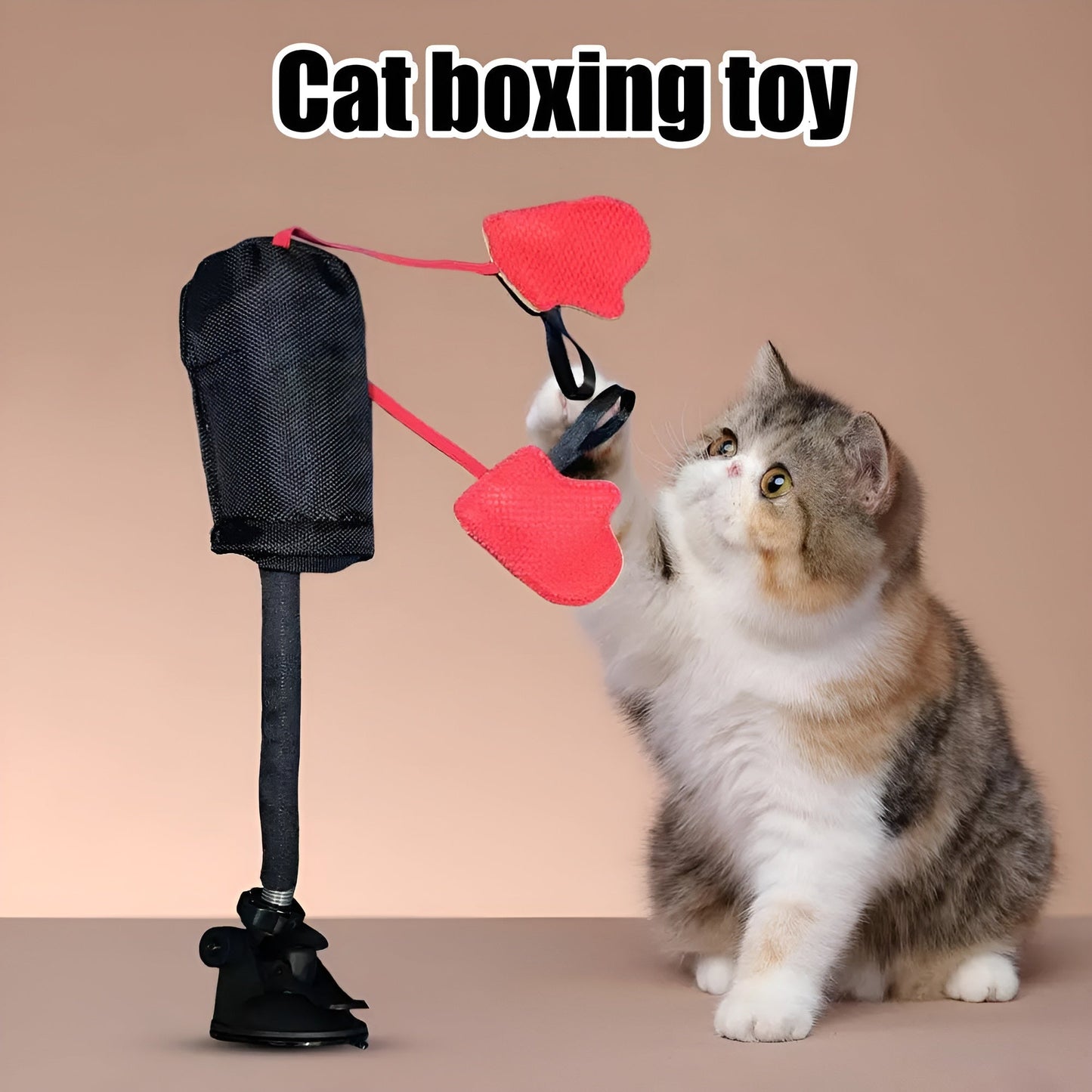 Catfri® PunchingBag: Interaktiv Moro Trening Katteboksesekk