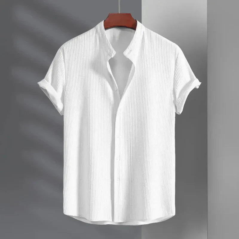Icone™ CasualShirt: Casual Åndbar Letvægts Sommer Komfort Stil Skjorte