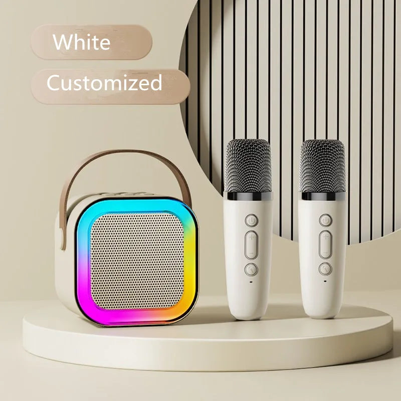 KaraokePro – Mini Karaokemaskin Med Trådløse Mikrofoner