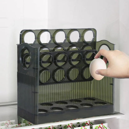EggBox - Tre Lag Med Selvreturnering Boks For Oppbevaring Av Egg