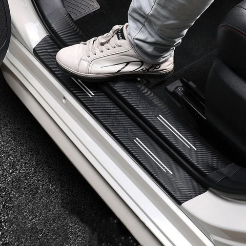StepGuards 1+1 GRATIS: Ridsefast Universel Pasform Trin Beskyttere Bil Dør Trin Beskytter