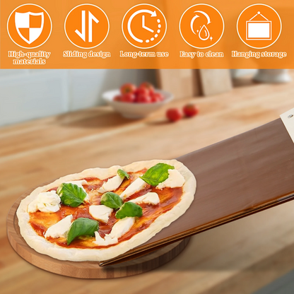 Globetrek° PizzaPeel: Høy kvalitet Non-stick Pizza Slide Peel Kjøkkenverktøy