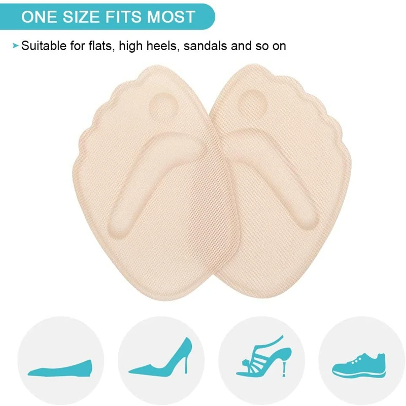 Happy™ FootSoles 1+1 GRATIS: Forfotkomfort for høye hæler