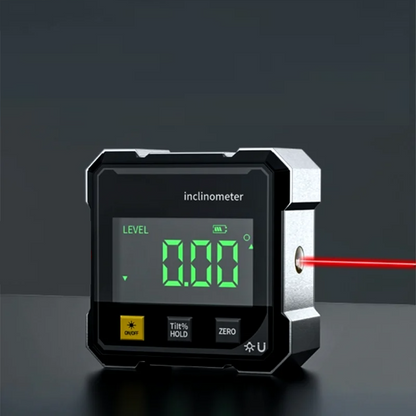 Globetrek° DigitalInclinometer: Digital Magnetisk Side Laser Hellingsmåler