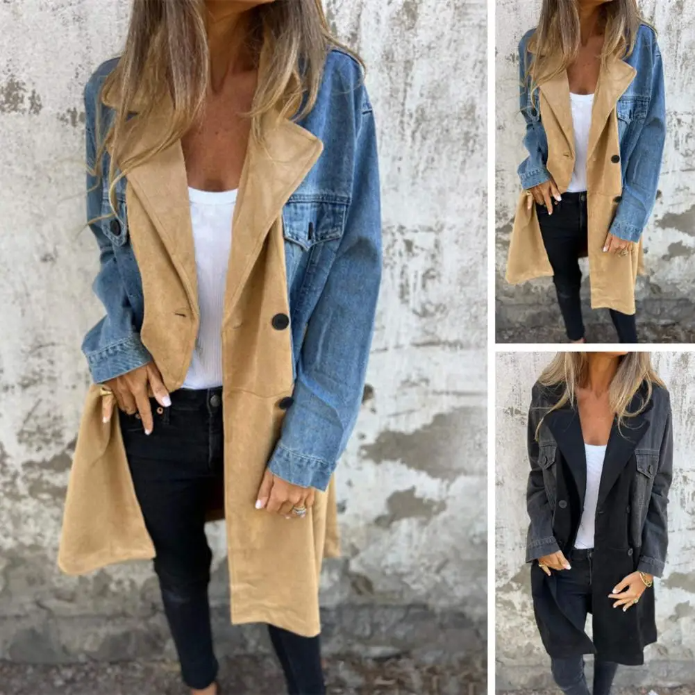 Icone™ LongCoat: Mellomlang Trenchcoat Med Stilfull Krage Og Lommer