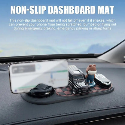 Holder360° DashboardMat 1+1 GRATIS: Universell Sklisikker Dashboard Telefonholder Matte
