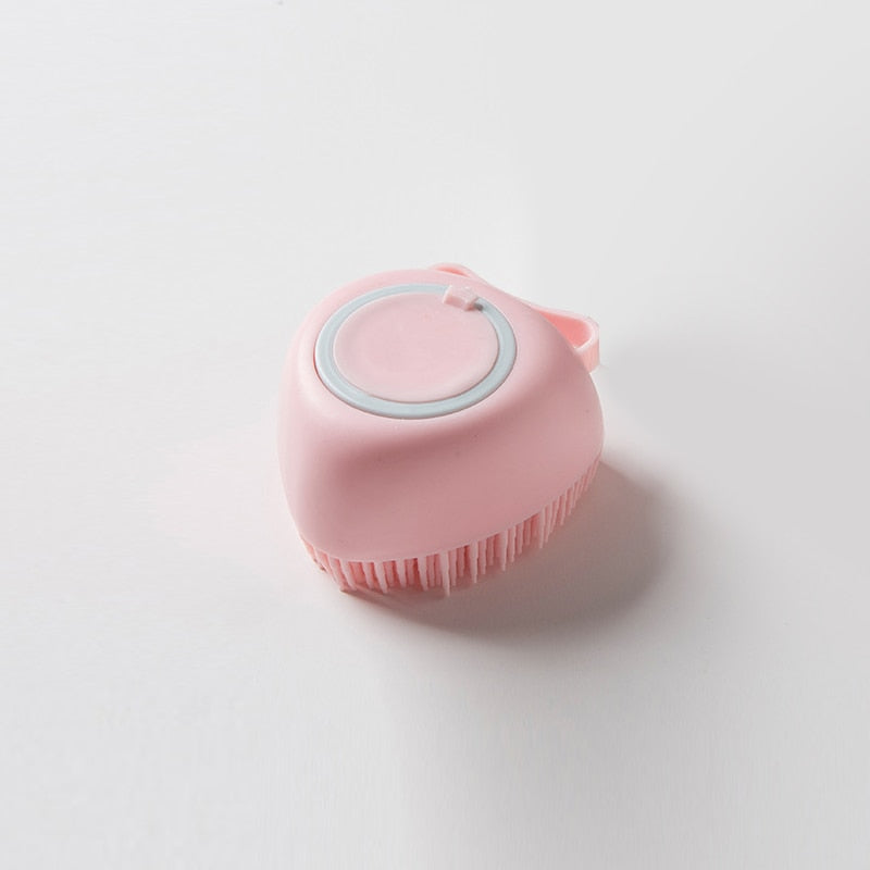 DogCatFri™ BathBrush - Massasjebørste i silikon til kjæledyr med sjampoboks