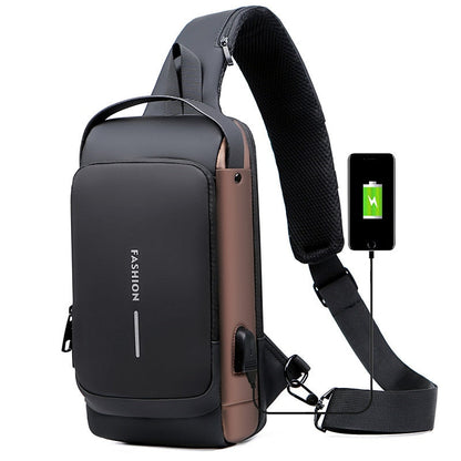Icone™ Bag | Nytt design Crossbody SideBag Tyverisikker med Lader