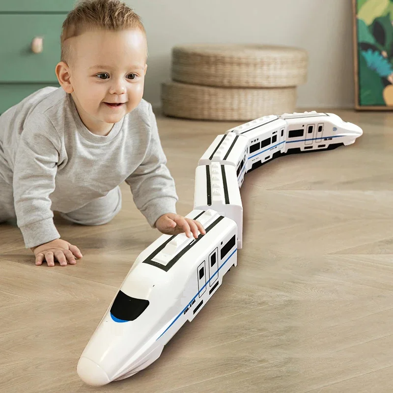 Kletshuts™ TrainToy: Interaktivt Smart Kjedetog Leketøy Sett for Barn