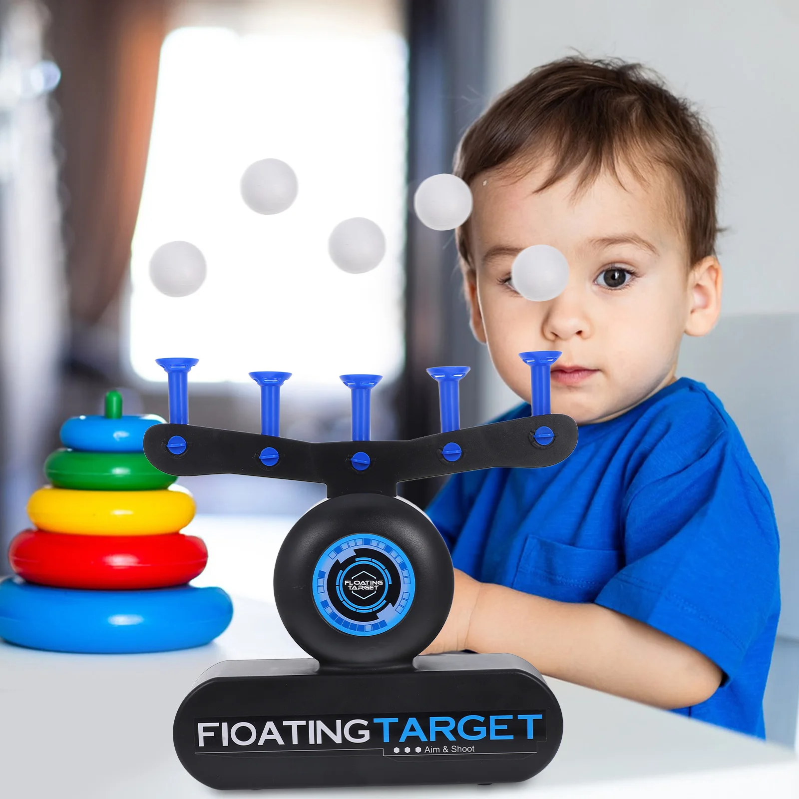 Kletshuts™ AirshotToy: Svevende Kule Airshot Mål Skyteleke Spillsett