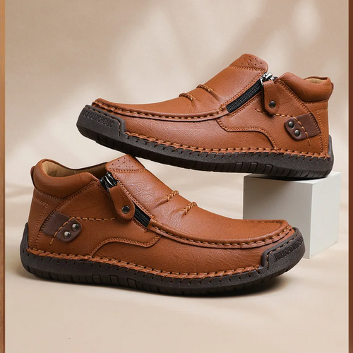 Happy™ ClassyBoots: Menns Stilfulle Lette Slip-On Retro Elegante Støvler