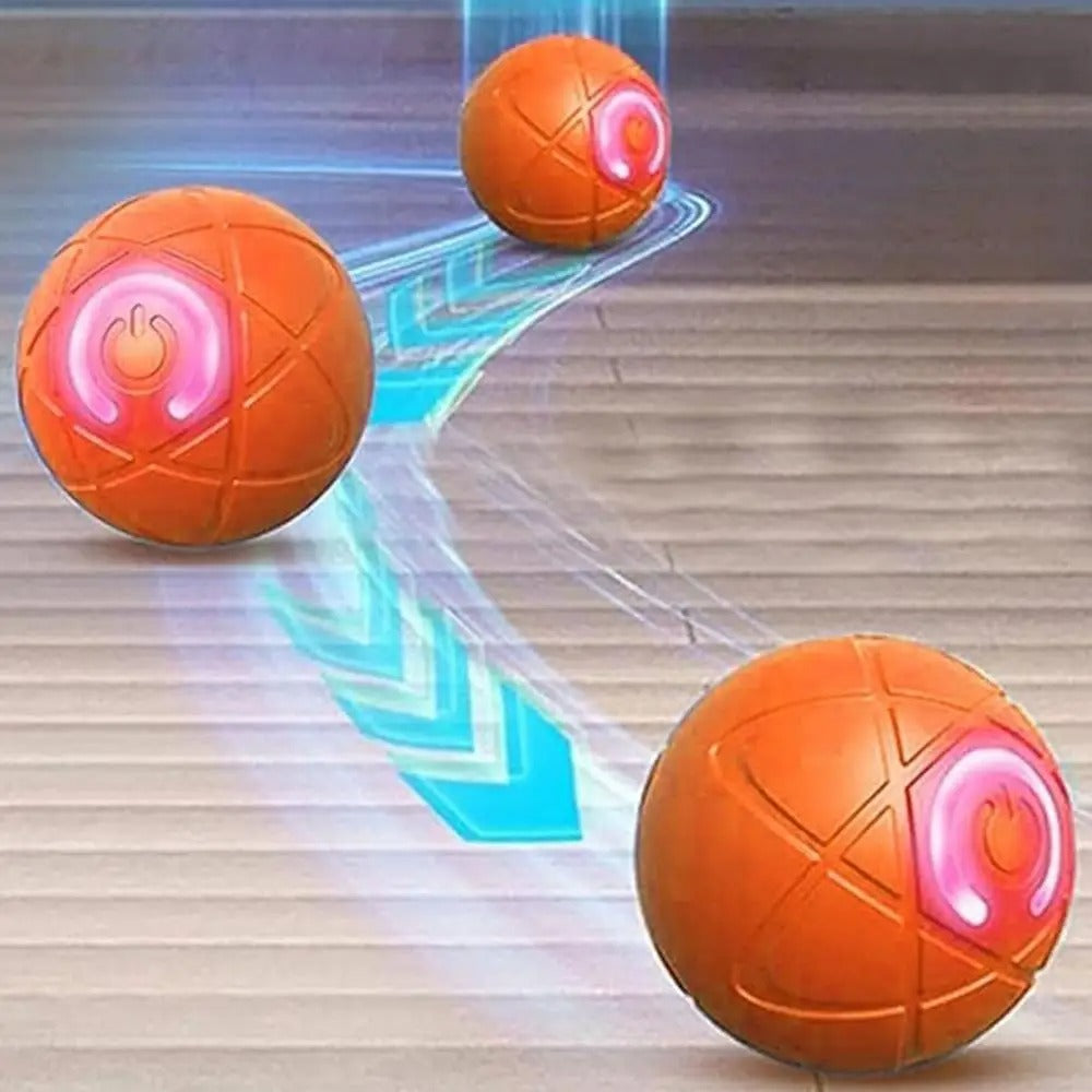 DogCatFri™ InteractiveBall: Oppladbar Interaktiv Kjæledyr Leketøyball