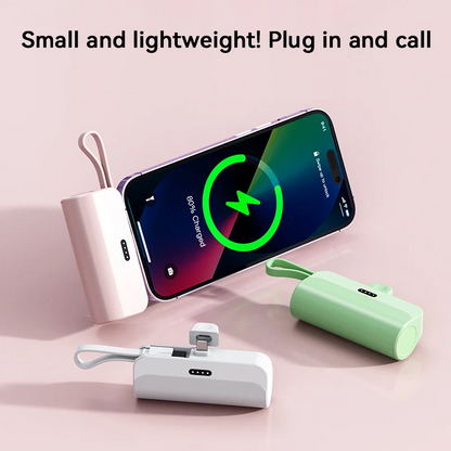 PocketPowerbank - Kompakt Design Hurtig Opladning Nem At Tage Med Lomme Powerbank
